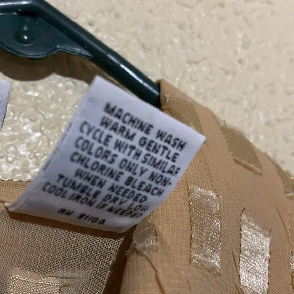 Essentials Top Blouse 2X Golden Yellow Light Weight See Through Long sleeve Poly - Picture 14 of 14